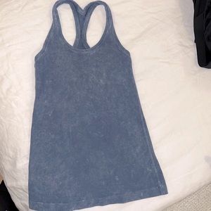 Lululemon denim dye cool racerback tank